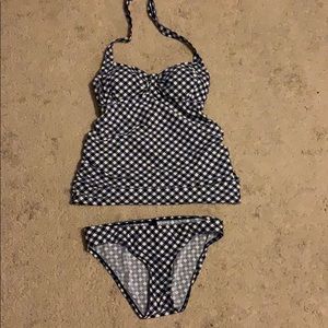 Motherhood maternity tankini swim suit